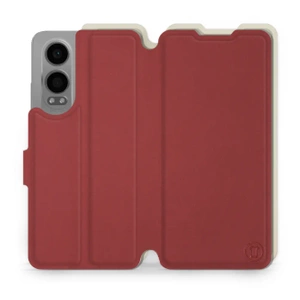 Phone Case OnePlus Nord CE 4 Lite - Design Dark Red with Platinum