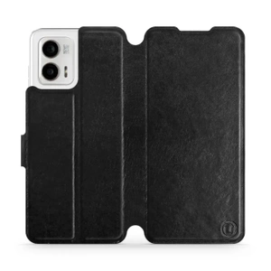 Phone Case Motorola Moto G73 5G - Design Black&Orange