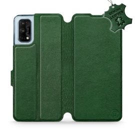 Phone Case Realme 7 Pro - Design Green Leather