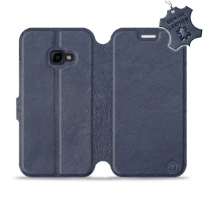 Phone Case Samsung Galaxy Xcover 4 - Design Blue Leather