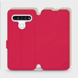 Phone Case LG K61 - Design Red with Platinum