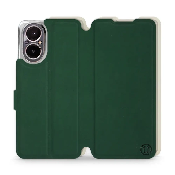 Phone Case Realme C67 4G - Design Green with Platinum