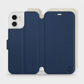 Phone Case Apple iPhone 12 - Design Navy with Platinum