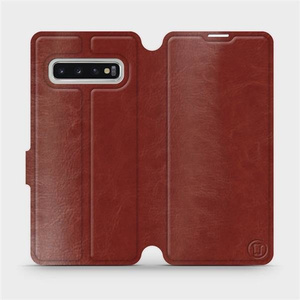 Etui do Samsung Galaxy S10 - wzór Brown&Gray