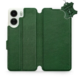 Phone Case Xiaomi Redmi 13C - Design Green Leather