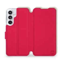 Hülle für Samsung Galaxy A55 5G - Farbe Rot mit Platin