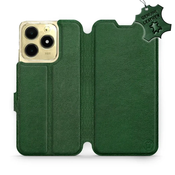 Phone Case Realme C61 - Design Green Leather
