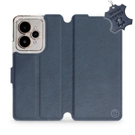 Phone Case Realme 15 Pro 5G - Design Blue Leather