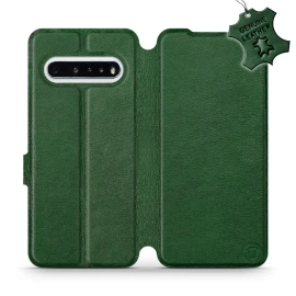 Hülle für LG V60 ThinQ 5G - Farbe Green Leather