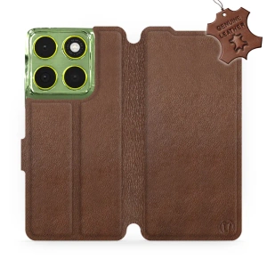 Phone Case Motorola Edge 70 - Design Brown Leather