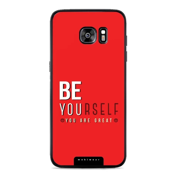 Phone Glossy Case Samsung Galaxy S7 Edge - Design G072G