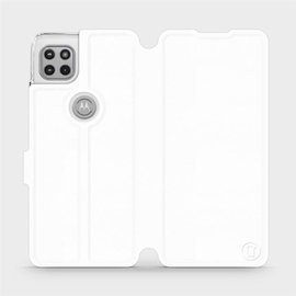 Etui do Motorola Moto G 5G - wzór White&Orange