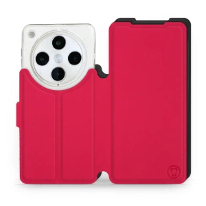 Hülle für OPPO Find X8 Pro - Farbe Rot mit Schwarz