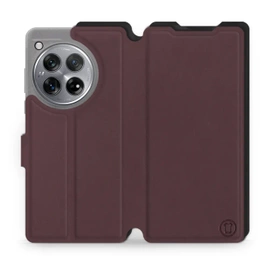 Phone Case OnePlus 12R - Design Burgundy with Black