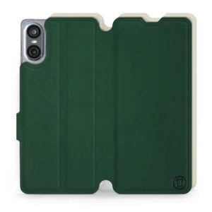 Phone Case Sony Xperia 10 VI - Design Green with Platinum