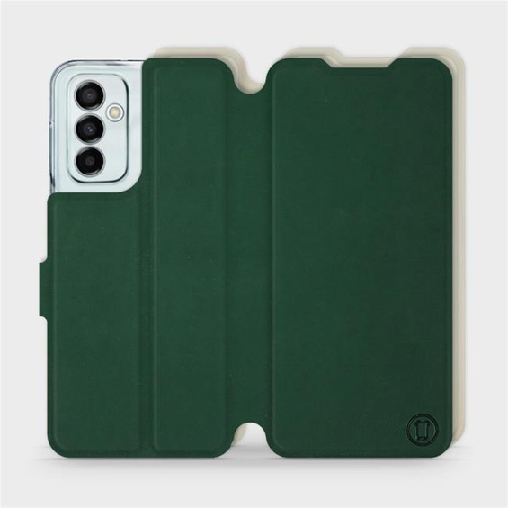 Etui Soft Touch do Samsung Galaxy M23 5G - wzór Miejska zieleń z platyną