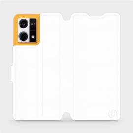 Hülle für Oppo Reno 7 4G - Farbe White&Orange