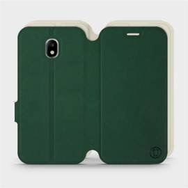 Phone Case Samsung Galaxy J3 2017 - Design Green with Platinum
