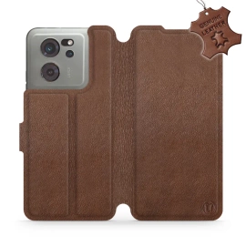 Phone Case Xiaomi 13T - Design Brown Leather