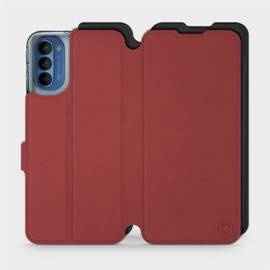 Phone Case Motorola Moto G41 - Design Dark Red with Black