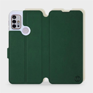 Phone Case Motorola Moto G10 - Design Green with Platinum