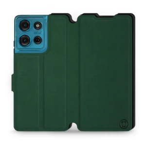 Phone Case Motorola Moto G75 5G - Design Green with Black