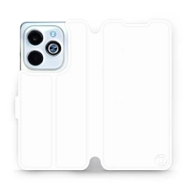 Hülle für Infinix Smart 8 - Farbe White&Orange