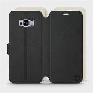 Phone Case Samsung Galaxy S8 - Design Black with Platinum