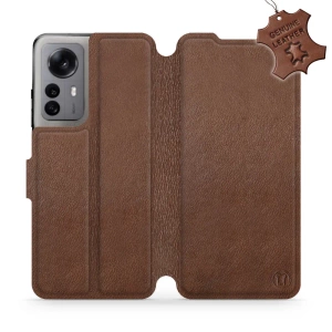 Phone Case Xiaomi 12X - Design Brown Leather