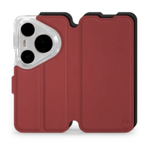 Phone Case Huawei Pura 80 Pro - Design Dark Red with Black