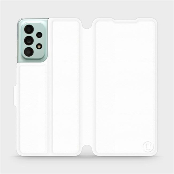 Etui do Samsung Galaxy A33 5G - wzór White&Orange