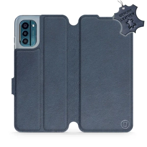 Phone Case Nokia G21 - Design Blue Leather