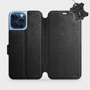 Phone Case Apple iPhone 13 Pro Max - Design Black Leather