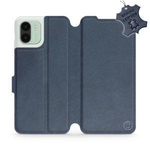 Phone Case Xiaomi Redmi A1 - Design Blue Leather