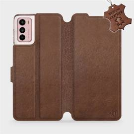 Phone Case Motorola Moto G42 - Design Brown Leather
