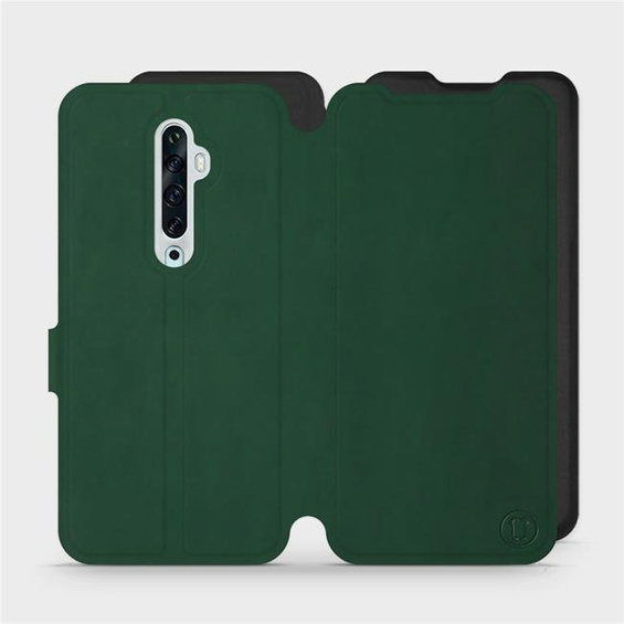 Etui Soft Touch do OPPO Reno 2Z - wzór Miejska zieleń z czernią