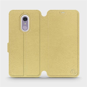 Etui do LG Q7 - wzór Gold&Gray