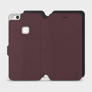 Phone Case Huawei P10 Lite - Design Burgundy with Black