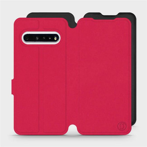 Phone Case LG V60 ThinQ 5G - Design Red with Black