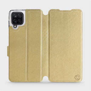 Phone Case Samsung Galaxy A12 - Design Gold&Orange
