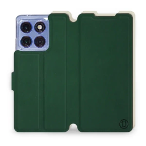 Phone Case Motorola Edge 60 Pro - Design Green with Platinum