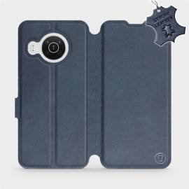 Phone Case Nokia X20 - Design Blue Leather