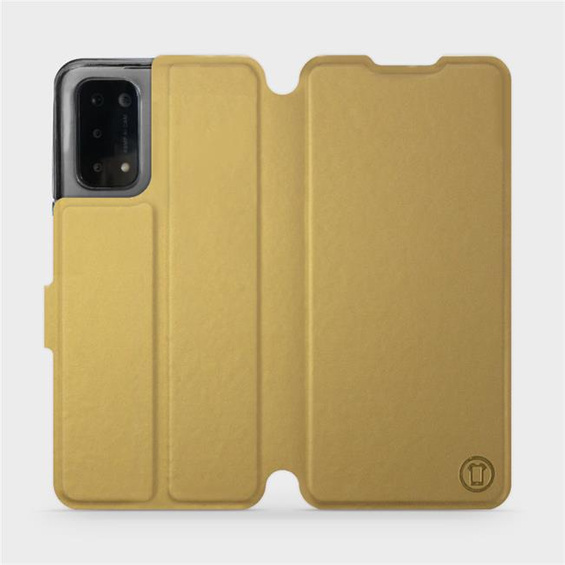 Phone Case OPPO A74 5G - Design Gold&Orange