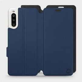 Phone Case Sony Xperia 10 II - Design Navy with Black