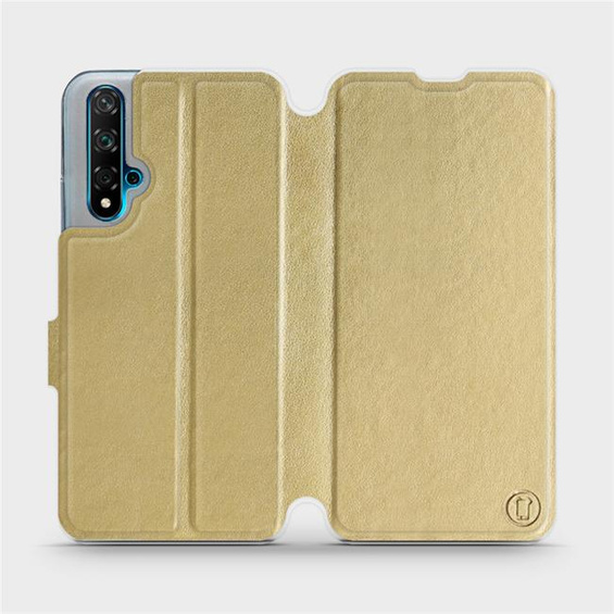 Etui do Huawei Nova 5T - wzór Gold&Gray
