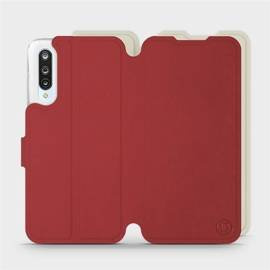 Phone Case Xiaomi Mi 9 Lite - Design Dark Red with Platinum