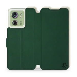Phone Case Motorola Edge 40 - Design Green with Platinum