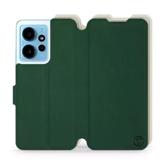 Phone Case Xiaomi Redmi Note 12 4G - Design Green with Platinum