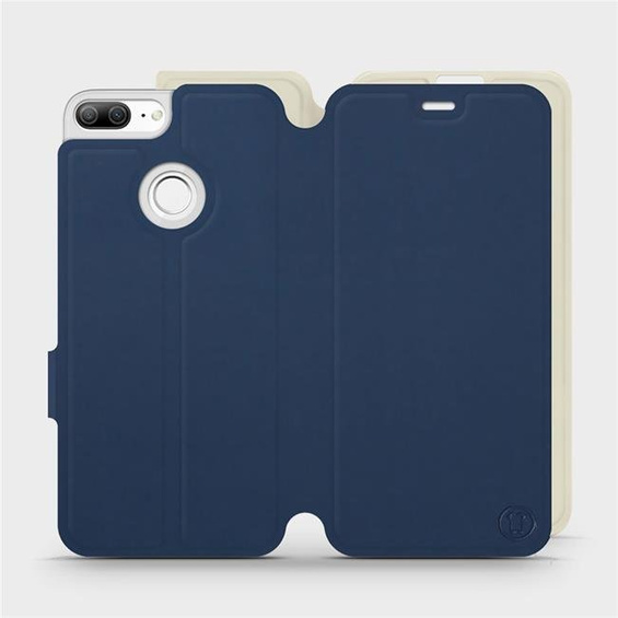 Phone Case Huawei Honor 9 Lite - Design Navy with Platinum