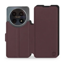Phone Case Huawei Nova 12i - Design Burgundy with Black